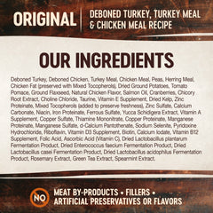 Wellness Natural Pet Food CORE Natural Grain Free Dry Cat Food, Original Turkey & Chicken Recipe