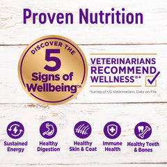 Wellness Complete Health Natural Dry Senior Dog Food, Chicken & Barley
