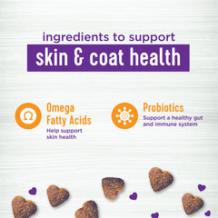 Wellness Barkin' Bacon Flavored Soft Chew Skin & Coat Supplements for Dogs