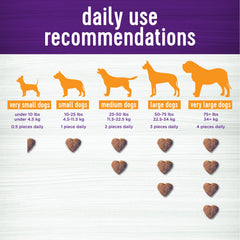 Wellness Barkin' Bacon Flavored Soft Chew Skin & Coat Supplements for Dogs