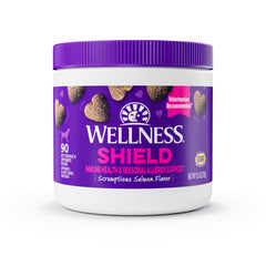 Wellness Salmon Flavored Soft Chew Immune & Allergy Supplements for Dogs, 90 count