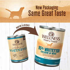 Wellness 95% Whitefish Natural Wet Grain Free Canned Dog Food