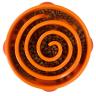 Outward Hound Fun Feeder Slow Bowl in Orange Plastic for Dogs