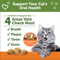 Whimzees Wellness Cat Dental Treats, Natural Chews, Chicken Flavor