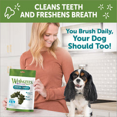 Wellness WHIMZEES Alligator Dog Dental Treats, Natural Chews, Small Size