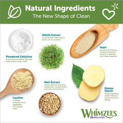 Whimzees Wellness Stix Dog Dental Treats, Natural Chews, Large Size Stick