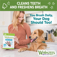 Whimzees Wellness Variety Pack Dog Dental Treats, Natural Chews, Small Size