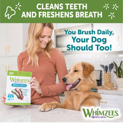 Wellness WHIMZEES Value Box Dog Dental Treats, Natural Chews, Small Size