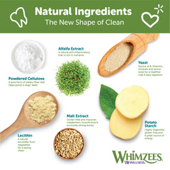 Wellness WHIMZEES Value Box Dog Dental Treats, Natural Chews, Medium Size