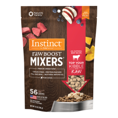 INSTINCT DOG FREEZE-DRIED RAW BOOST MIXER GRAIN FREE BEEF