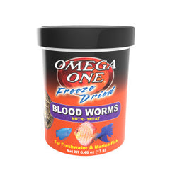 Omega One Freeze Dried Blood Worms