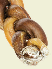 Redbarn Braided Bully Sticks for Dogs - Natural, Grain-Free, Highly Palatable, Long-Lasting Dental Chews Sourced from Free-Range, Grass-Fed Cattle