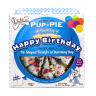 The Lazy Dog Cookie Co. Original Pup-Pie, Happy Birthday for a Charming Boy, Birthday Treat, Pre-Sliced Into 10 Biscuits, Made in USA, 6 In., 5 Oz. (Pack of 1)