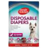 HERO PET Simple Solution Disposable Dog Diapers for Female Dogs | Super Absorbent Leak-Proof Fit
