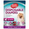 HERO PET Simple Solution Disposable Dog Diapers for Female Dogs | Super Absorbent Leak-Proof Fit