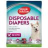 HERO PET Simple Solution Disposable Dog Diapers for Female Dogs | Super Absorbent Leak-Proof Fit