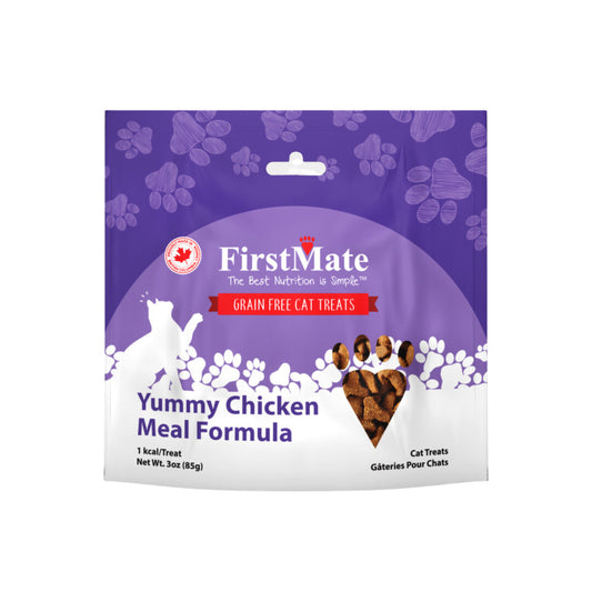 FirstMate Limited Ingredient Yummy Chicken Cat Treats 3oz