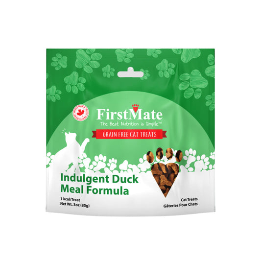 FirstMate Limited Ingredient Indulgent Duck Cat Treats 3oz