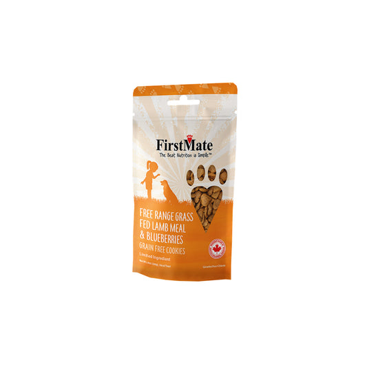 FirstMate Limited Ingredient Free-Range Lamb with Blueberries Dog Treat 8oz