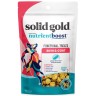 Solid Gold Healthy Dog Treats - Functional Dog Treats for Training + Skin & Coat Health - Peanut Butter Flavor with Salmon Oil Healthy Training Treats for Dogs 5.2-oz
