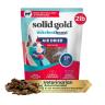 Solid Gold Air Dried Dog Food Toppers for Picky Eaters - Healthy Dog Treats Made with Real Beef to Serve as Meal Topper or Dog Treat - Supports Muscle Growth, Immunity, and Healthy Digestion 2-lb