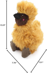 ZippyPaws Wooliez Dog Plush Toy - Interactive Pet Toys, Indestructible Plush Dog Toys, Fun Dog Toys, Enzo The Emu