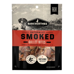 BARKWORTHIES DOG SMOKED GULLET BITES 5OZ, 1 EA.
