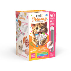 Catit Creamy Lickable Variety Multipack Gift Box with Spoon 50 / 0.5 oz
