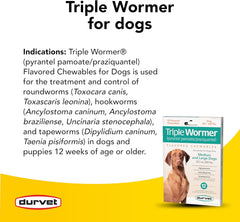 Durvet® Triple Wormer™ (Chewable Tablets)