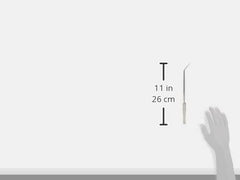 Seachem 67107708: Aquavitro Stainless Steel Tip Forceps, Curved Needle