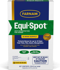 Equi-Spot® Spot-On Protection for Horses (6-Week & 12-Week Packs)