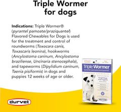 Durvet® Triple Wormer™ (Chewable Tablets)