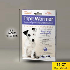 Durvet® Triple Wormer™ (Chewable Tablets)