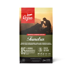 ORIJEN Tundra Dry Dog Food, Grain Free Dog Food, Fresh or Raw Ingredients