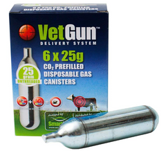 Vet Gun CO2 25gm 6 Pack