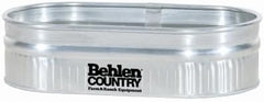 Behlen Country Shallow Galvanized Steel Round End Stock Tank