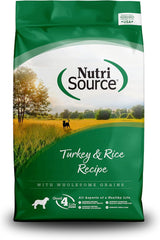 NutriSource Turkey & Rice Dog Food 5lb