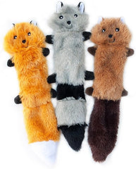 ZippyPaws Skinny Peltz Dog Toy Small 3 pack
