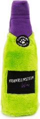 ZippyPaws - Happy Hour Crusherz Water Bottle Halloween Dog Toys - No Stuffing, Crunchy - Frankenstein Wine
