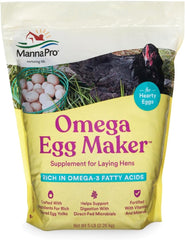 Manna Pro® Omega 3 Egg Maker™ 5 lb bag – Supplement for Laying Hens