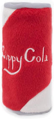 ZippyPaws - Squeakie Can, Stuffing Squeaker Plush Beverage Dog Toy - Zippy Cola, one size