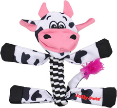 Jolly Pets® Flatheads Tug Dog Toy – Cow