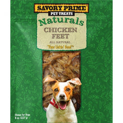 Savory Prime Naturals Chicken Feet Dog Chews 8 oz.