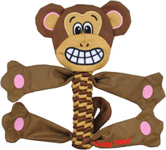 Jolly Pets® Flatheads Tug Dog Toy – Monkey