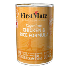 FirstMate Cat Chicken & Rice Recipe Wet Cat Food – 12.2 oz (Single Can)