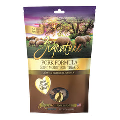 Zignature Dog Soft & Moist Grain-Free Pork Treats – 4 oz