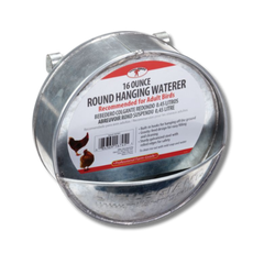 Little Giant® Galvanized Round Hanging Poultry Waterer 16 oz