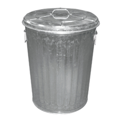 Miller Mfg® Galvanized Garbage Can – 20 Gal.