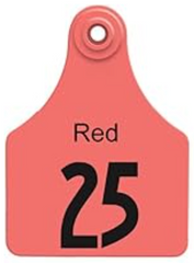 Allflex® Large Ear Tags (25 Count) – Red