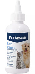 Ear Rinse Solution For Dogs And Cats, 4 Ounce Bottle